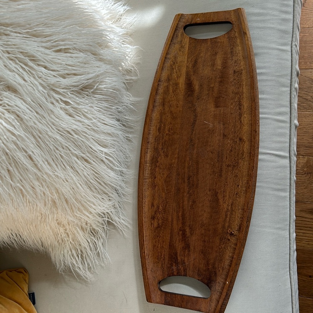 Vintage Wood MCM Chcuterie Board